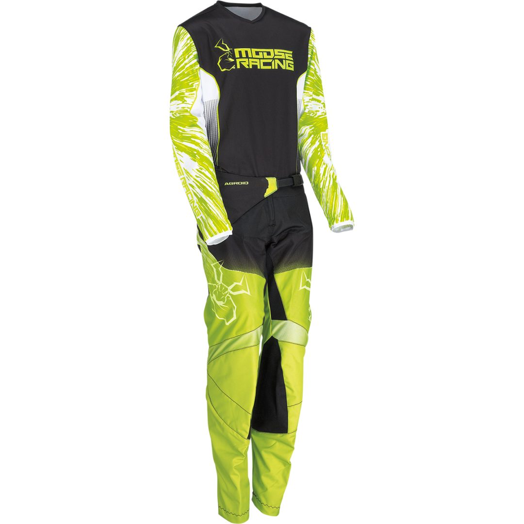 Crossbyxor Barn Agroid HiViz Gul/Svart MOOSE RACING 18 – bild 3