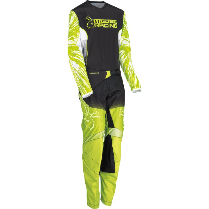 Crossbyxor Barn Agroid HiViz Gul/Svart MOOSE RACING 18 – bild 3