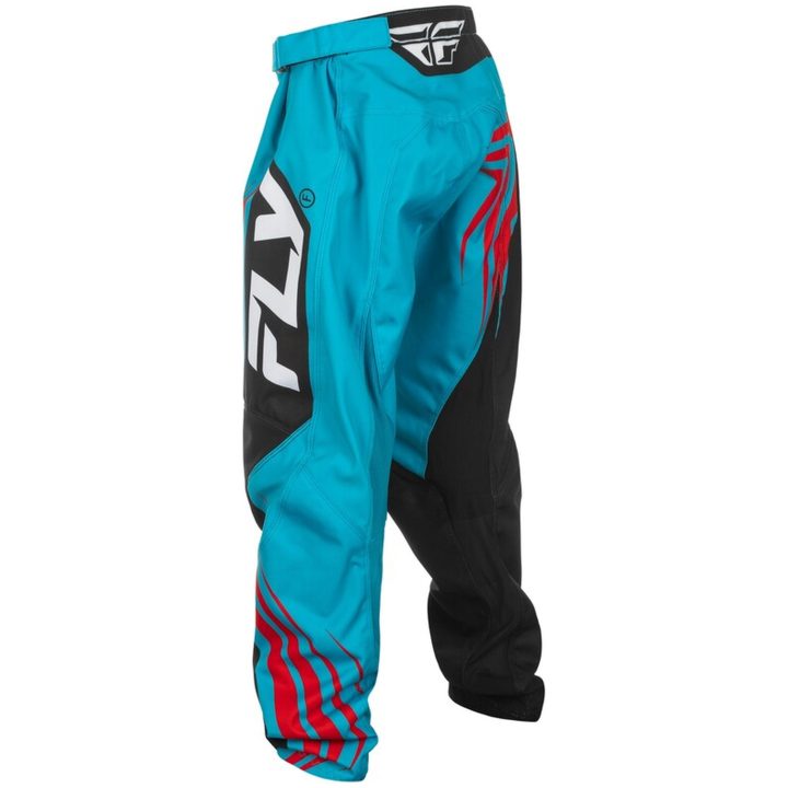 Crossbyxor Barn F-16 Cyan/svart/röd/blå FLY RACING 22 – bild 2