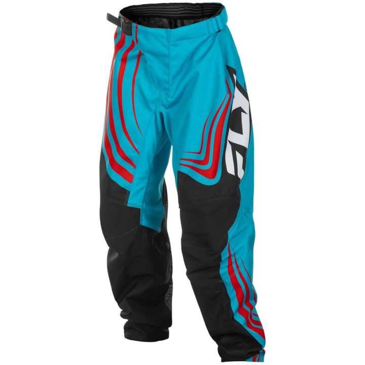 Crossbyxor Barn F-16 Cyan/svart/röd/blå FLY RACING 22 – bild 4