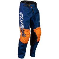 Crossbyxor Barn Kinetic Khaos Vit/marinblå/orange FLY RACING