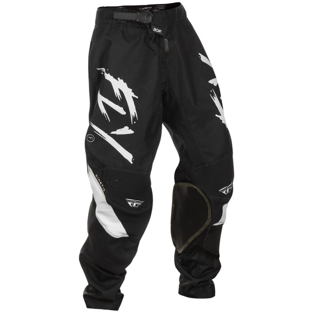 Crossbyxor Barn Kinetic Stoke Svart/vit FLY RACING 22
