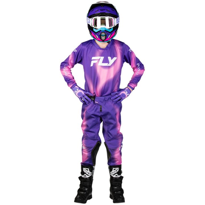Crossbyxor Barn Kinetic Torch Lila Rosa FLY RACING 22 – bild 5