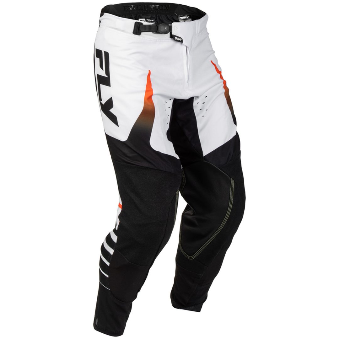 Crossbyxor Evolution DST Bolt Vit Svart Orange FLY RACING 30