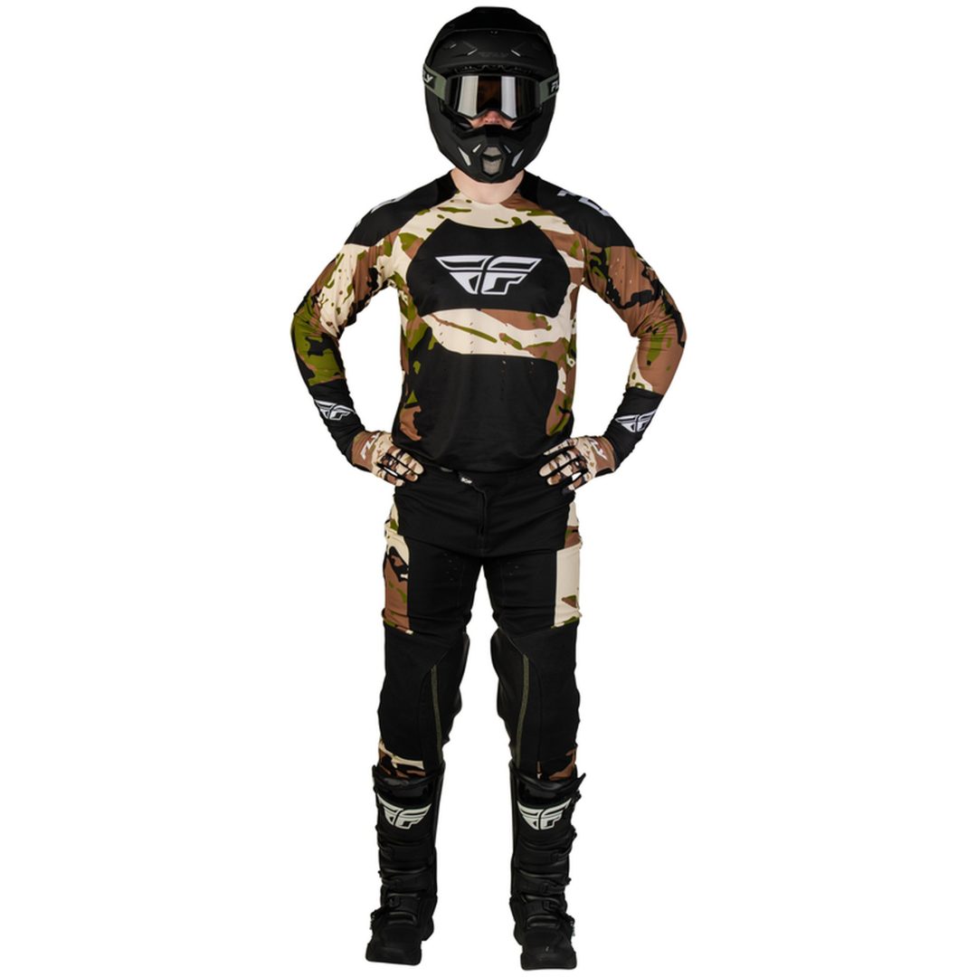 Crossbyxor Evolution DST Hunt Svart Kamouflage FLY RACING 28 – bild 5