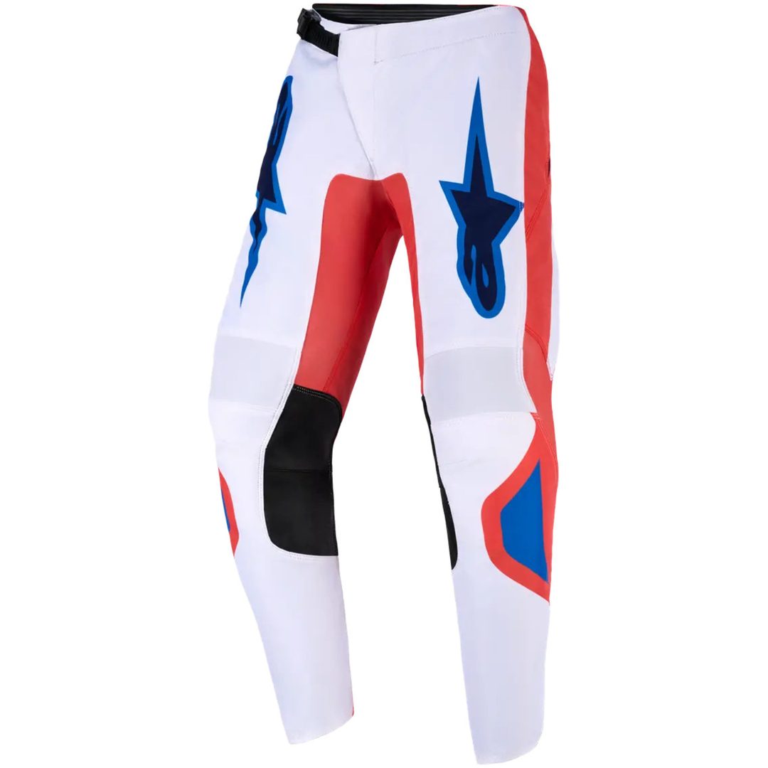 Crossbyxor Fluid Grid Textil Vit/Blå ALPINESTARS 22