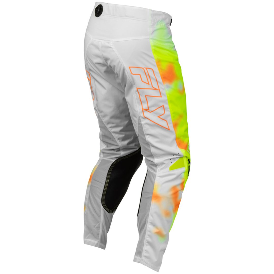 Crossbyxor Kinetic Blur Vit Neongul Orange FLY RACING 38 – bild 4