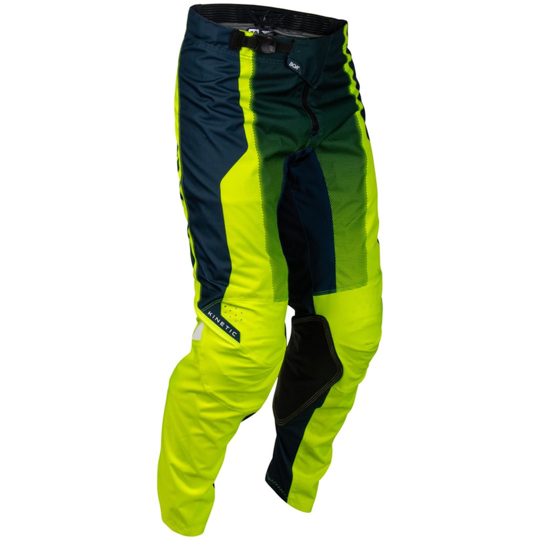 Crossbyxor Kinetic Fade Neongul Blå Vit FLY RACING 28