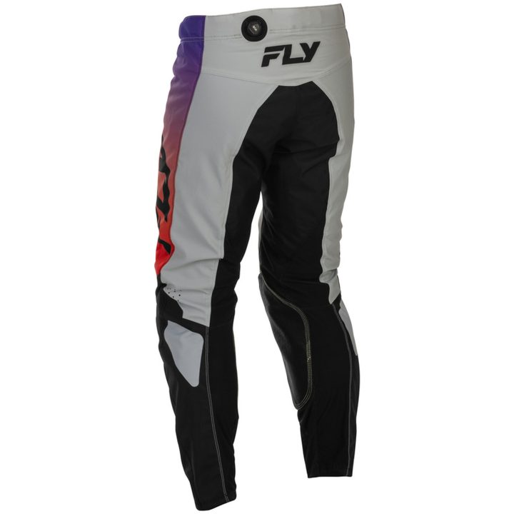 Crossbyxor Kinetic Grå/Röd/Lila/Svart FLY RACING 38 – bild 2