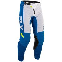 Crossbyxor Kinetic Mesh Blå Neongul Vit FLY RACING