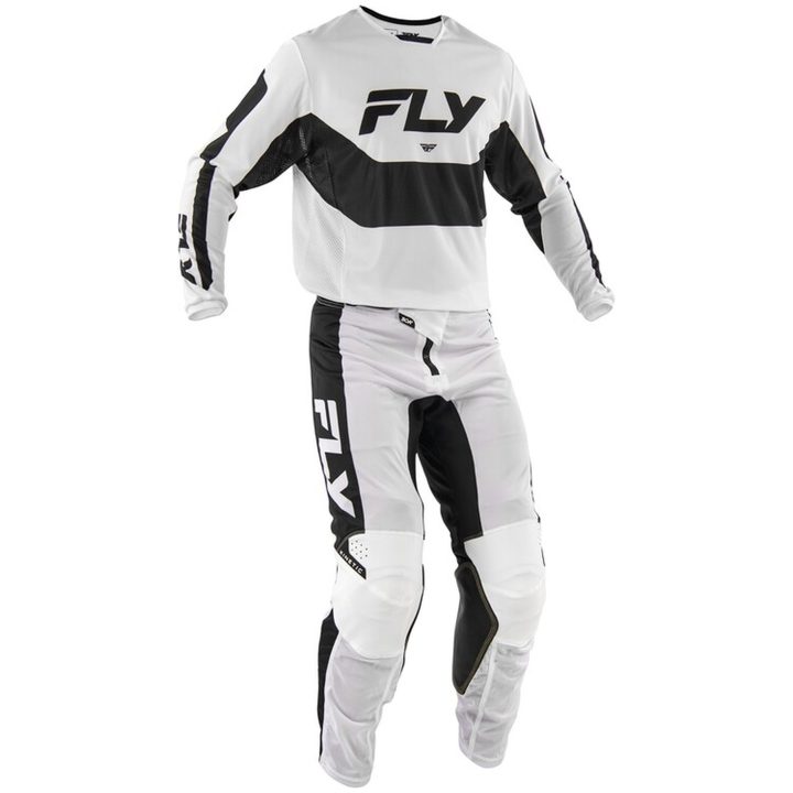 Crossbyxor Kinetic Mesh Vit Svart FLY RACING 36 – bild 3