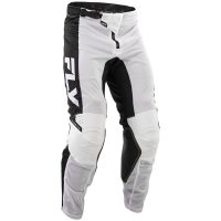 Crossbyxor Kinetic Mesh Vit Svart FLY RACING