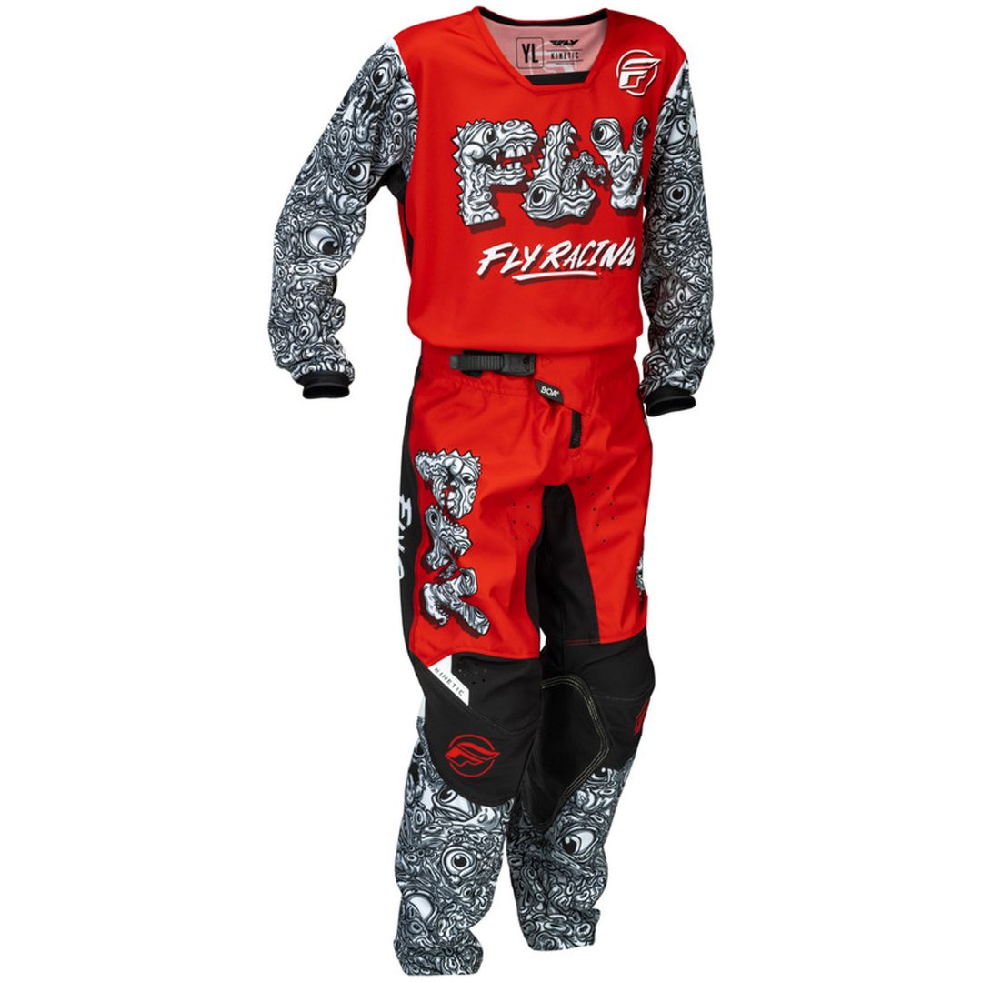 Crossbyxor Kinetic Mutant Röd/Vit/Svart FLY RACING 22 – bild 5