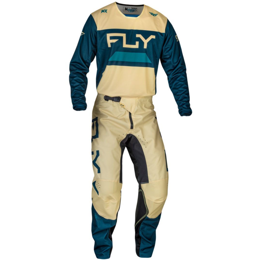 Crossbyxor Kinetic Reload Elfenben/marinblå/kobolt FLY RACING 28 – bild 4