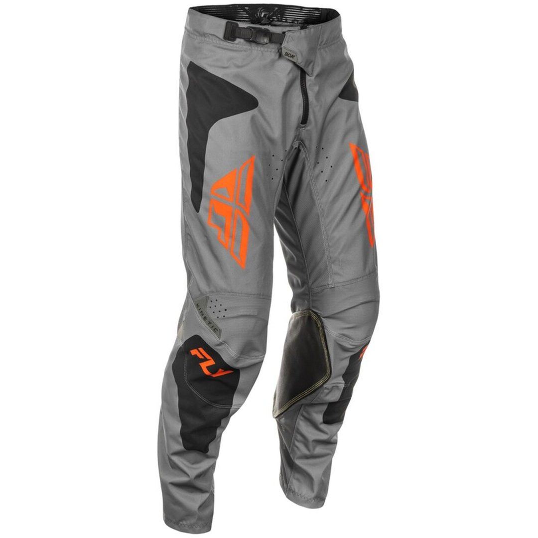 Crossbyxor Kinetic Sym Grå/orange/svart FLY RACING 28