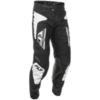 Crossbyxor Kinetic Sym Svart/vit FLY RACING