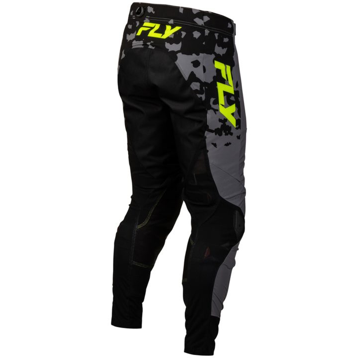 Crossbyxor Lite Flake BOA Svart Grå Gul FLY RACING 30 – bild 4