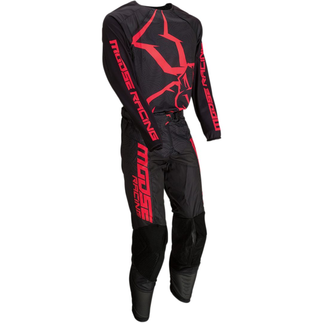 Crossbyxor M1 AGROID Röd/Svart MOOSE RACING 34 – bild 2