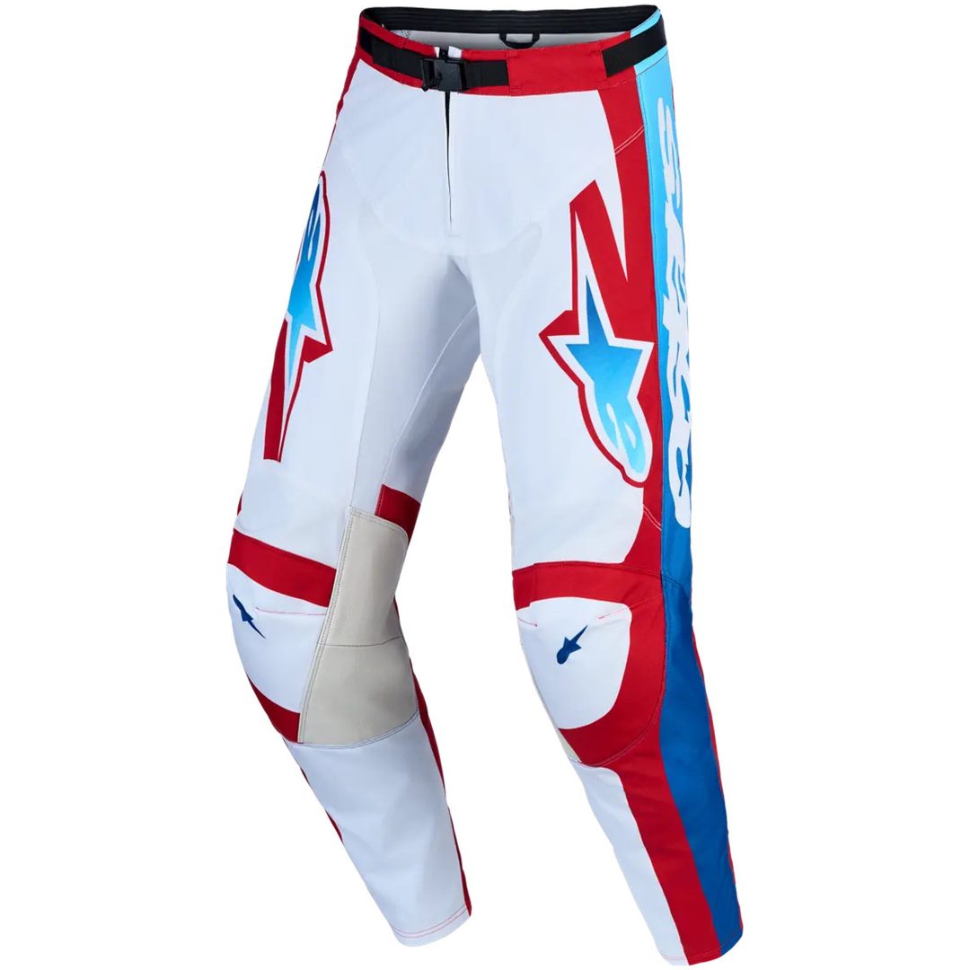 Crossbyxor Racer Hunt Vit Blå Röd Alpinestars 42