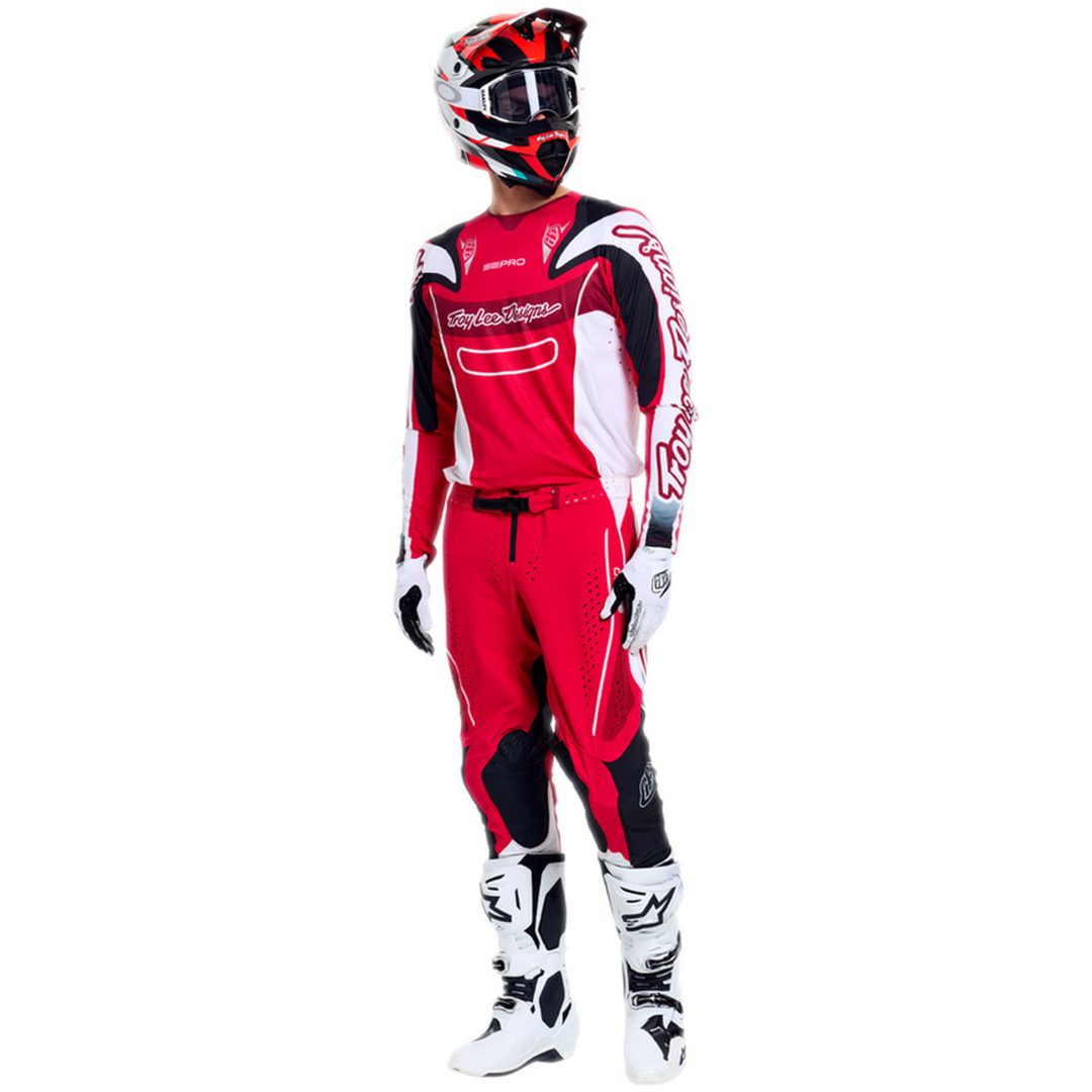 Crossbyxor SE Pro Salvo Röd Vit TROY LEE DESIGNS 34 – bild 3