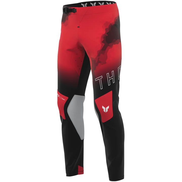 Crossbyxor Sportmode Carbon Läder Svart/röd THOR 28 – bild 5