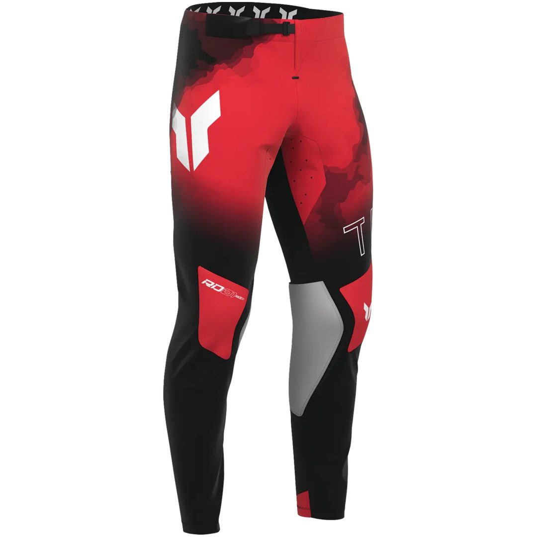 Crossbyxor Sportmode Carbon Läder Svart/röd THOR 28
