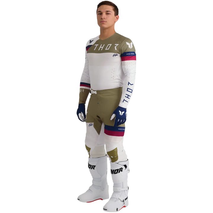 Crossbyxor SPORTMODE League Läder Vit/Grå THOR 36 – bild 6