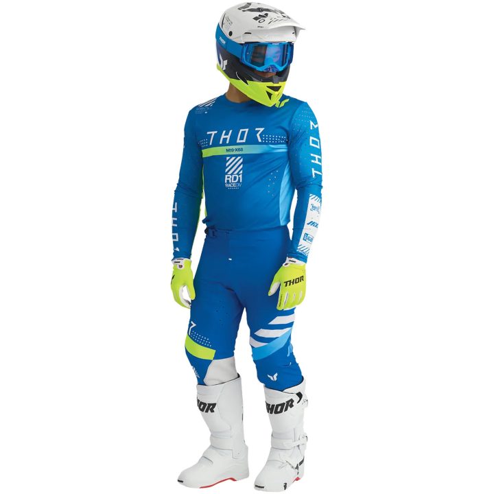 Crossbyxor SPORTMODE Synth Läder Blå/Grå THOR 29 – bild 4