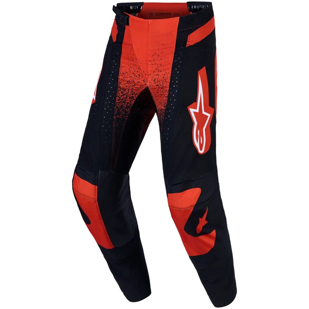 Crossbyxor Techstar Swan Svart Röd Vit Alpinestars 28
