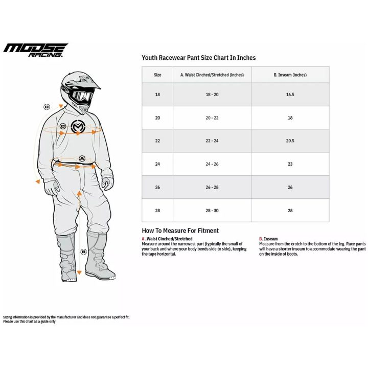 Crossbyxor Ungdom Agroid Mesh Blå/röd/vit MOOSE RACING 18 – bild 4
