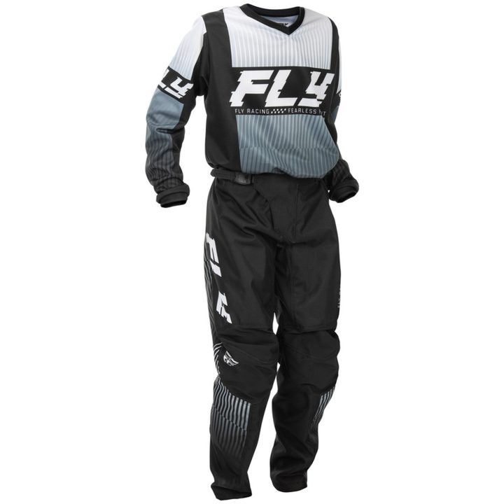 Crossbyxor Ungdom F-16 Svart/Vit FLY RACING 22 – bild 5