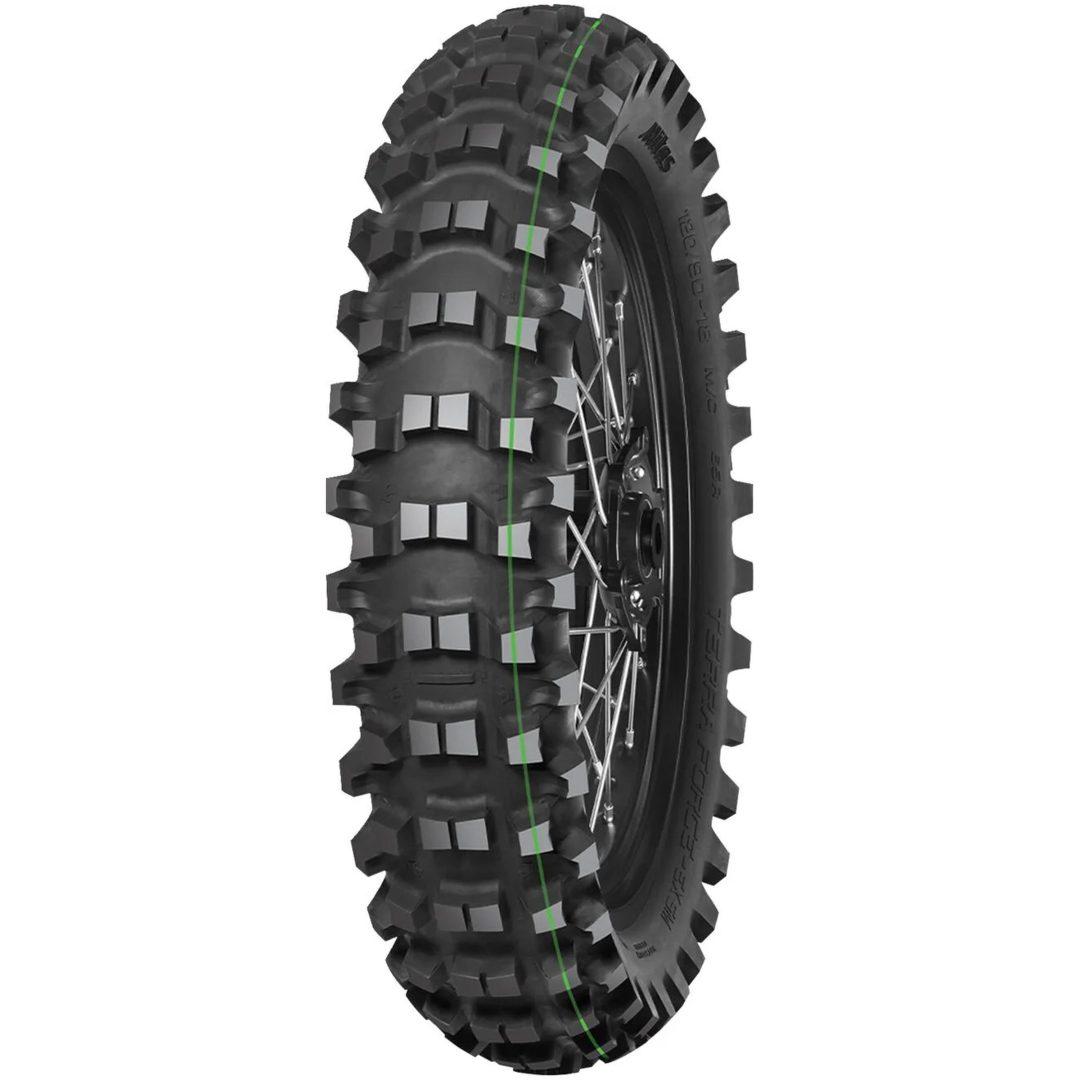 Crossdäck Bak Terra Force-ex Sm Super Light Grön MITAS 110/100-18