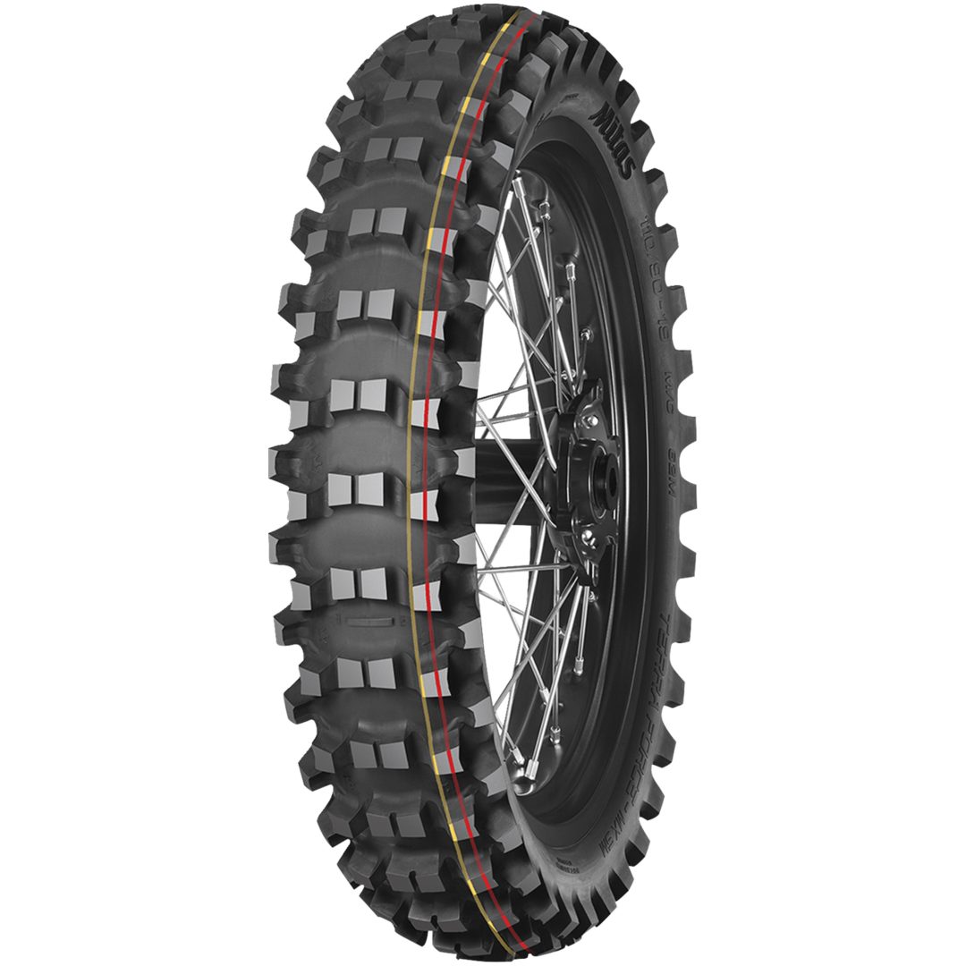 Crossdäck Bak Terra Force-mx Sm Röd/Gul MITAS 2.50-10