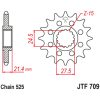 Crossframdrev Stål Ljudfri JT SPROCKETS – miniatyr 1