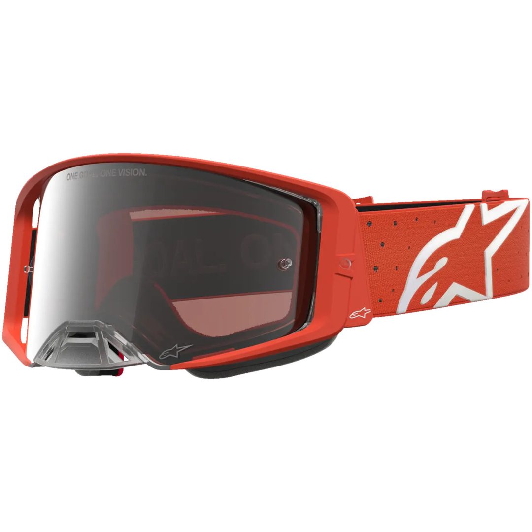 Crossglasögon Barn Vision Vesta Orange Silver Alpinestars