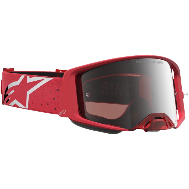 Crossglasögon Barn Vision Vesta Röd Silver Alpinestars – bild 3