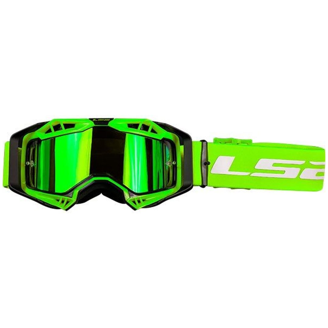 Crossglasögon Pro Iridium Grön LS2