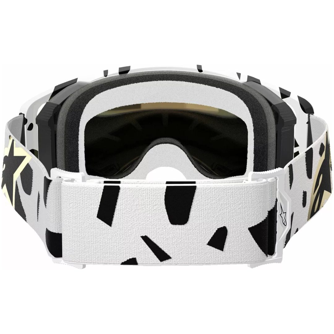 Crossglasögon Supertech Corp Abs Vision Svart/guld/vit ALPINESTARS En storlek – bild 4