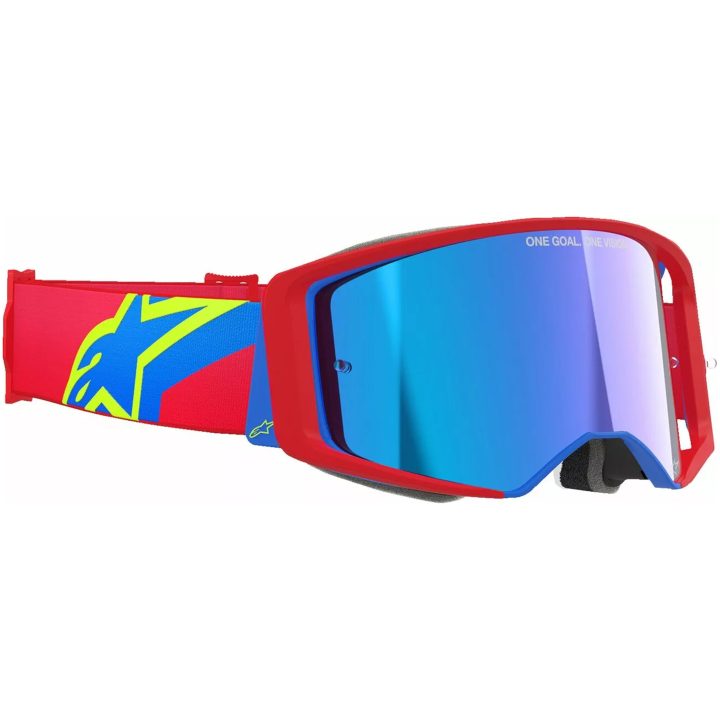 Crossglasögon Supertech Corp Blå/röd ALPINESTARS En storlek – bild 3