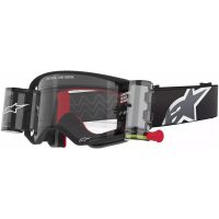 Crossglasögon Supertech Corp Roll-off Svart/grå ALPINESTARS