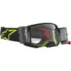 Crossglasögon Supertech Firma Roll-Off Svart Neongul Alpinestars – miniatyr 4