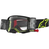 Crossglasögon Supertech Firma Roll-Off Svart Neongul Alpinestars