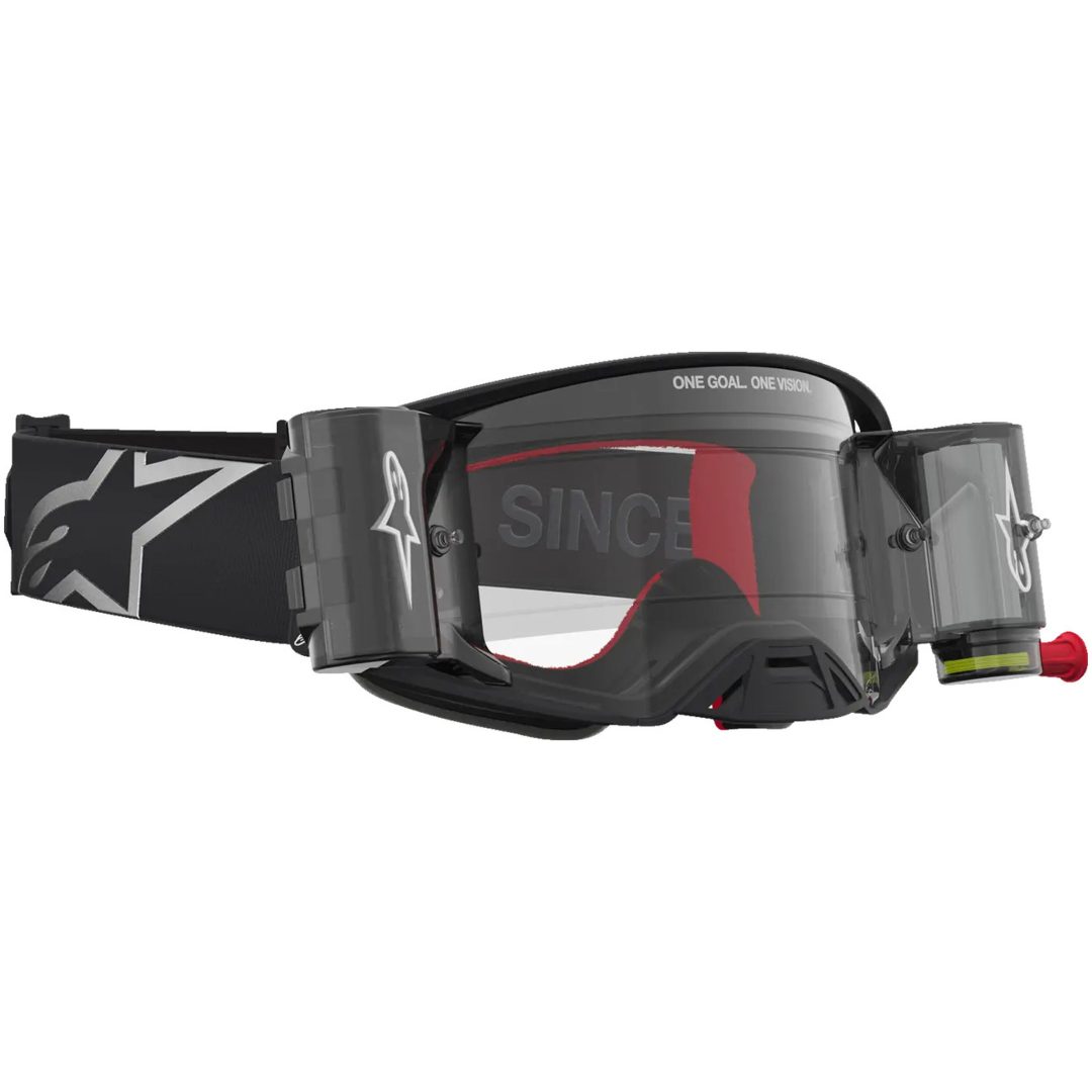 Crossglasögon Supertech Firma Roll-Off Svart Silver Alpinestars – bild 2