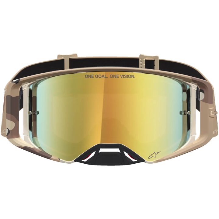Crossglasögon Supertech Lone Guld Spegel Alpinestars – bild 2