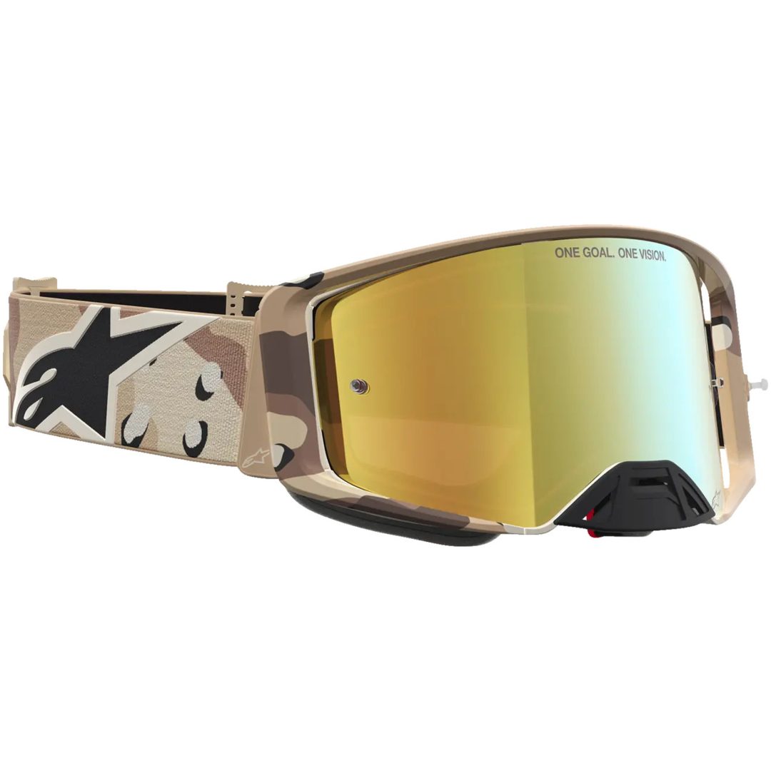 Crossglasögon Supertech Lone Guld Spegel Alpinestars – bild 4