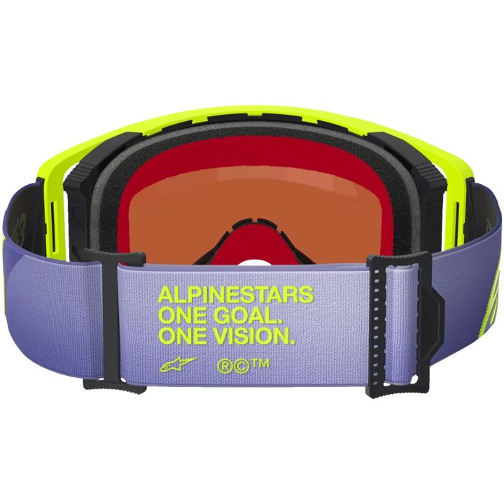 Crossglasögon Supertech Vision Corp Lila Gul ALPINESTARS GOGGLES En storlek – bild 2