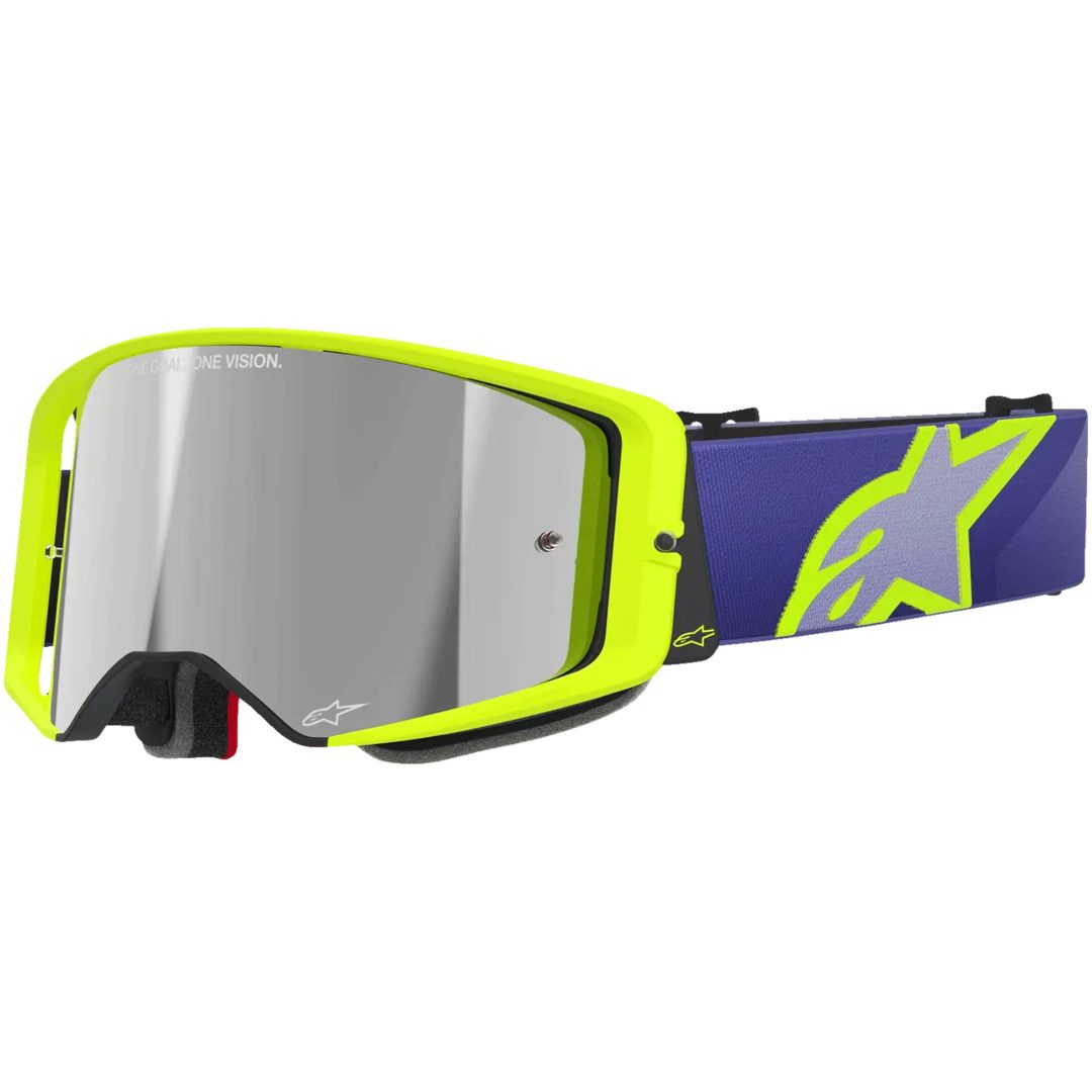 Crossglasögon Supertech Vision Corp Lila Gul ALPINESTARS GOGGLES En storlek – bild 3