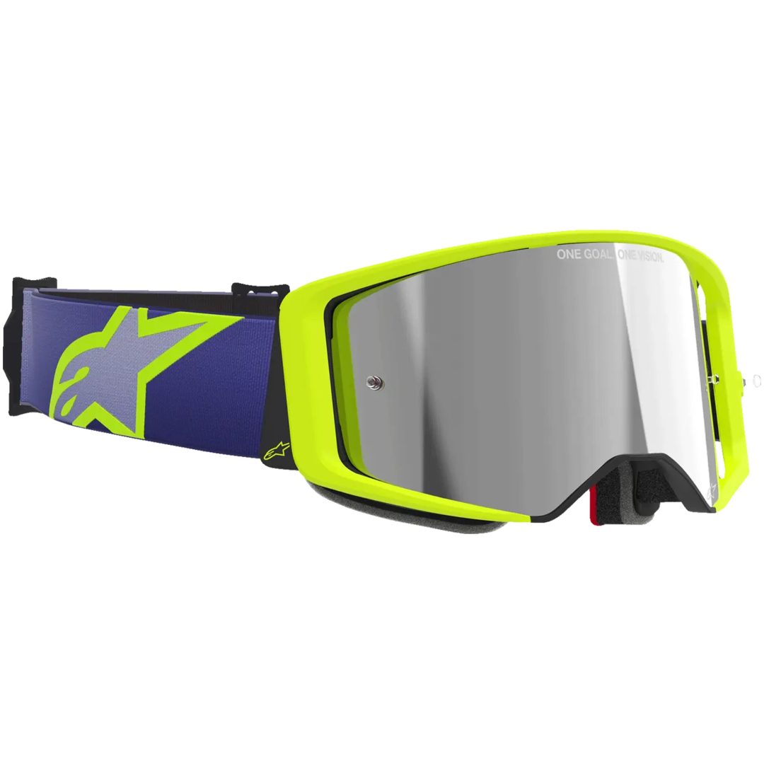 Crossglasögon Supertech Vision Corp Lila Gul ALPINESTARS GOGGLES En storlek