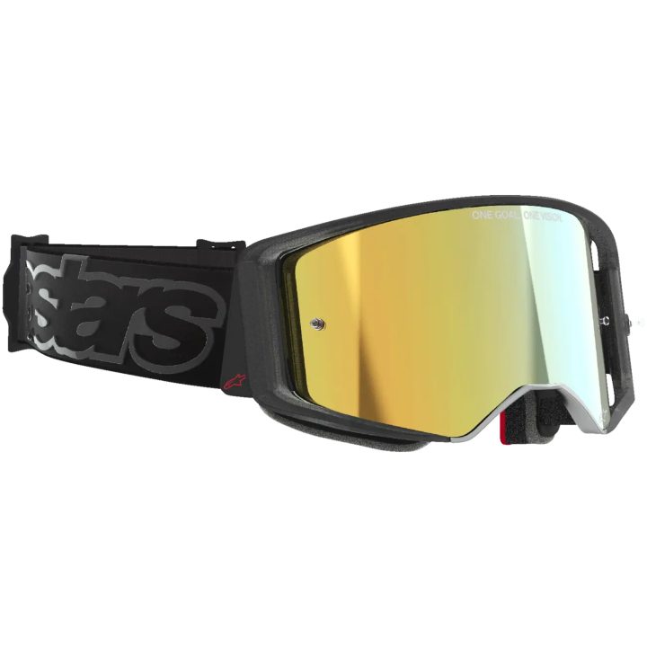 Crossglasögon Supertech Vision Vista Guld Spegel Svart ALPINESTARS GOGGLES En storlek – bild 4