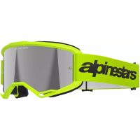Crossglasögon Vision 3 Wordmark Fluorescerande Gul ALPINESTARS